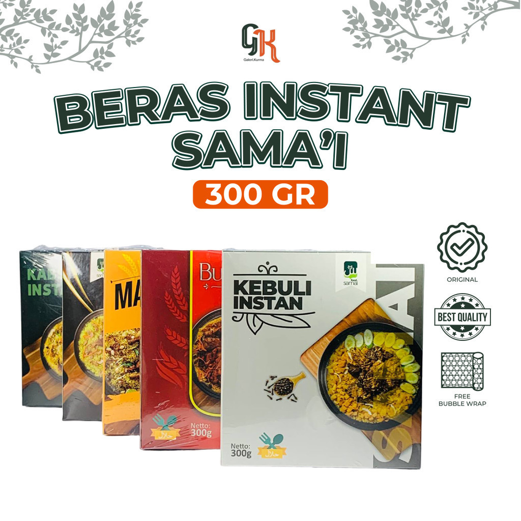 

Nasi Basmati Instant / Beras Basmati Kebuli / Paket Basmati Rice Instan
