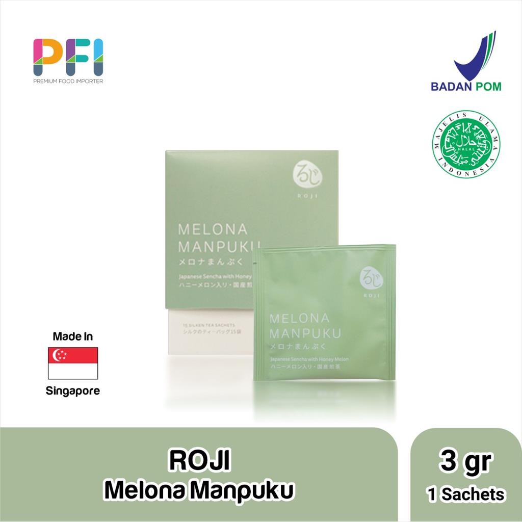 

ROJI Melona Manpuku Green Tea With Honey Melon 1 SACHETS