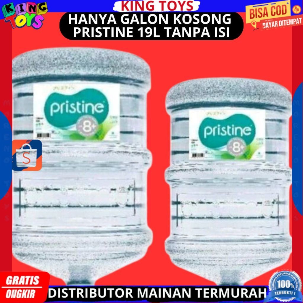 

Galon Kosong PRISTINE 19 Liter Hanya Galon SajaTanpa Air Galon PRISTINE Kosongan Bagus Dan Berkualitas TERMURAH