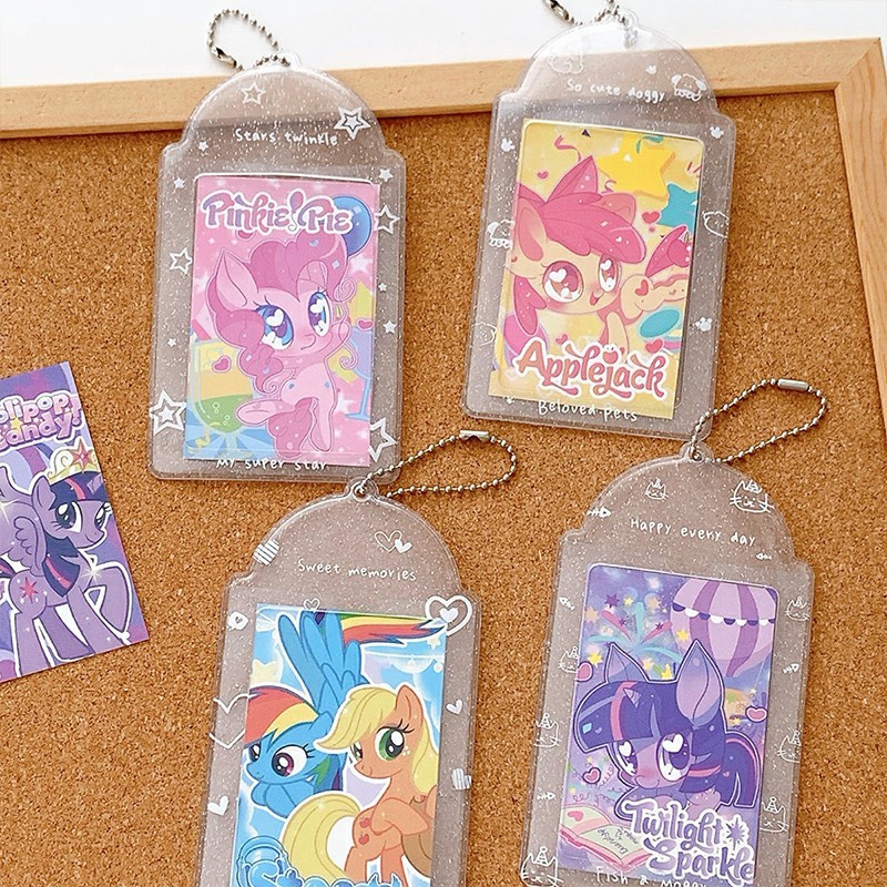 

COD Tempat Kartu Lucu Berkilau Transparan Tempat Kartu Identitas Pelajar 3 Inci Tempat Kartu Foto Hati Untuk Gadis