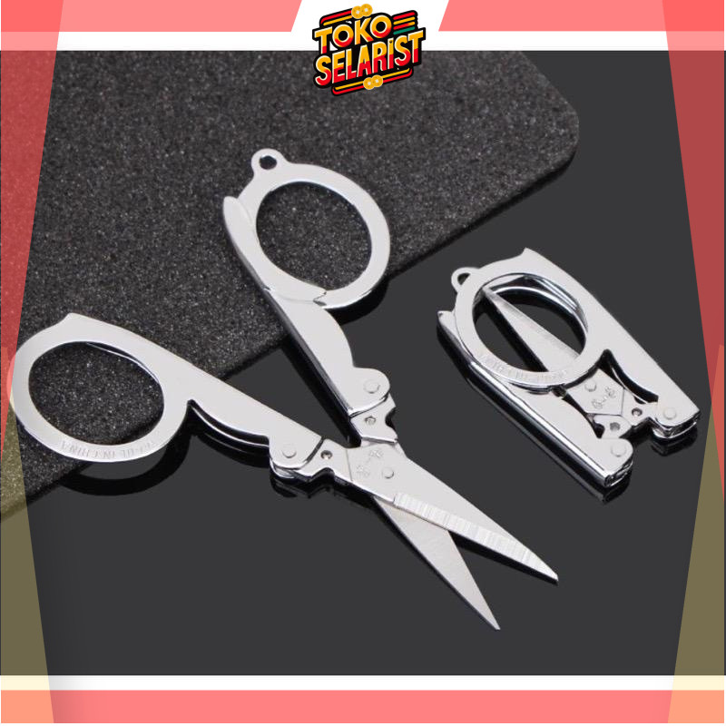 

COD Makassar GUNTING LIPAT BESI HERO TRIP SCISSORS Gunting Mini
