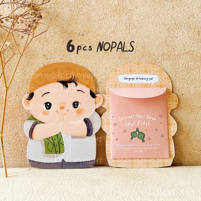 

MUMPUNG PROMO Amplop Lebaran Angpao Idul Fitri Lucu READY STOCK - 6 Nopals TERLARIS