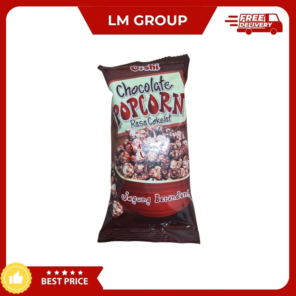 

[SERBA 2000] Oishi Popcorn Rasa Cokelat/Caramel/Keju 1 pcs 20gr