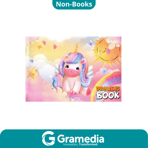 

[Gramedia Cijantung] Estudee Drawing Book A4 J Unicorn Fantasy