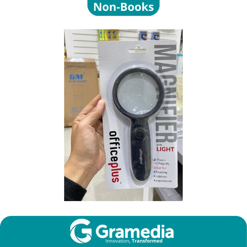 

[Gramedia Cijantung] OFFICE-P MAGNIFIER 75MM +LIGHT BLACK OP-M75B-L