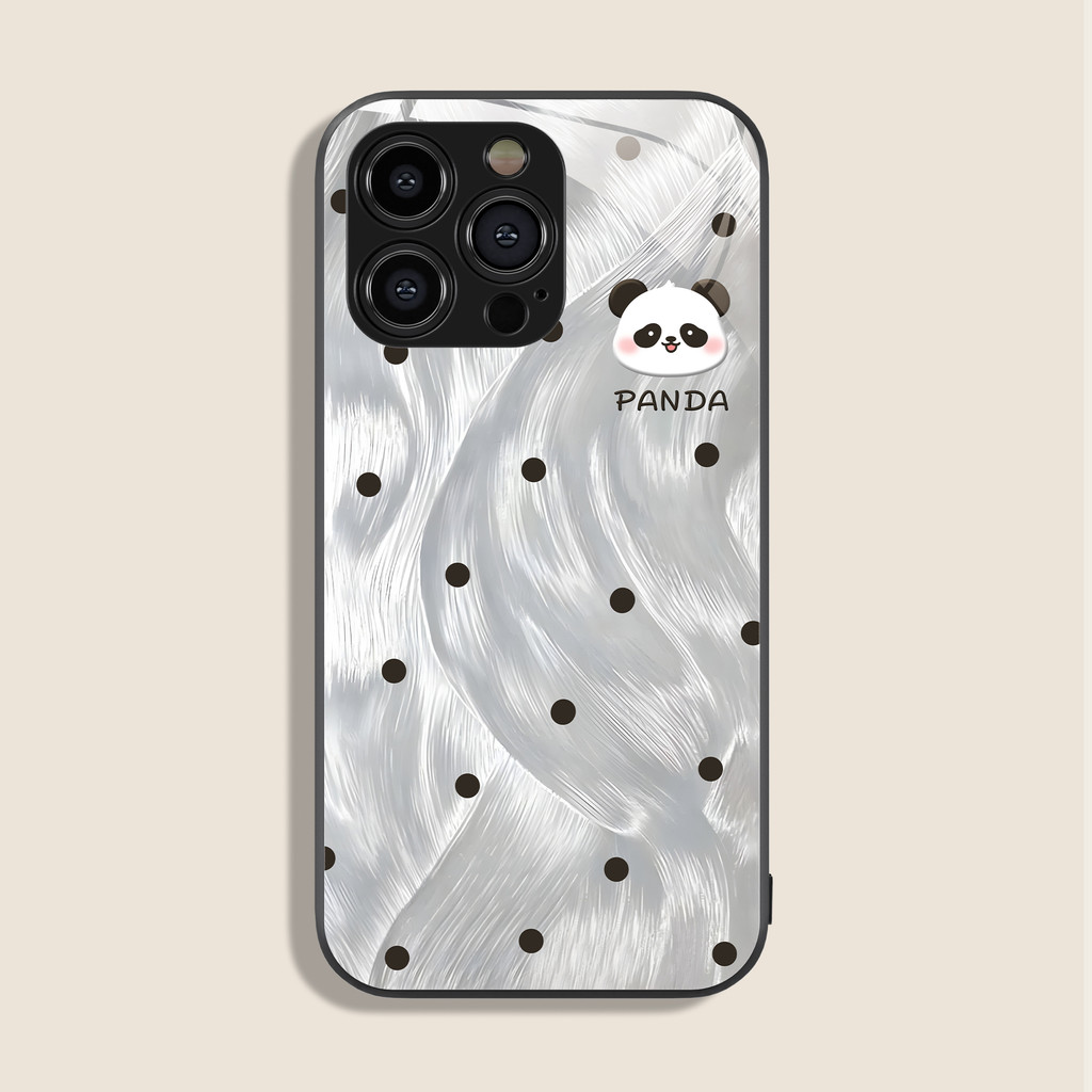 CH606 Case Panda for iPhone 11 12 13 14 15 16 Pro Max Mini Case iP 7 8 Plus Xs Xr Lucu Coquette Aest