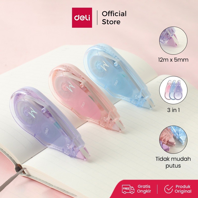 

Deli Correction Tape / Tip X Kertas EH333