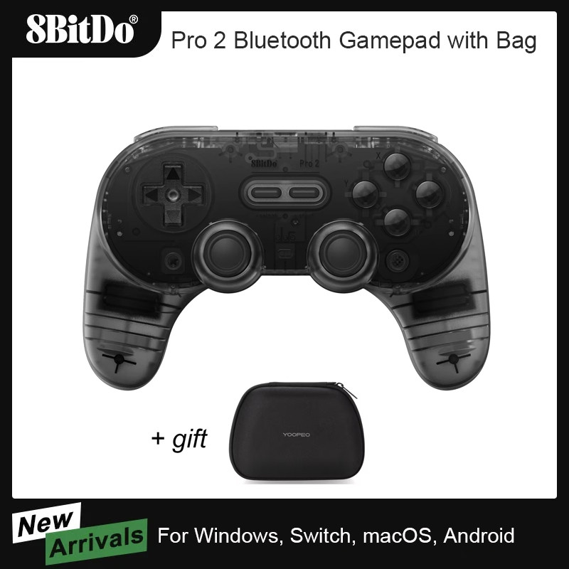 8Bitdo Pro 2 No Package Bluetooth Controller Wireless Joystick Gamepad for Apple Switch PC macOS And