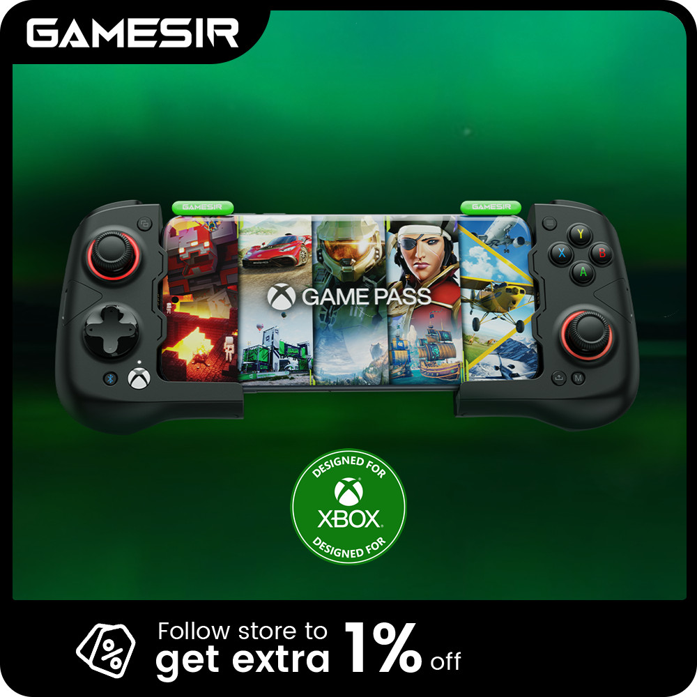 GameSir X4 Aileron Xbox Gamepad Bluetooth Gaming Controllers with Hall Effect for Xbox Game Pass, ST