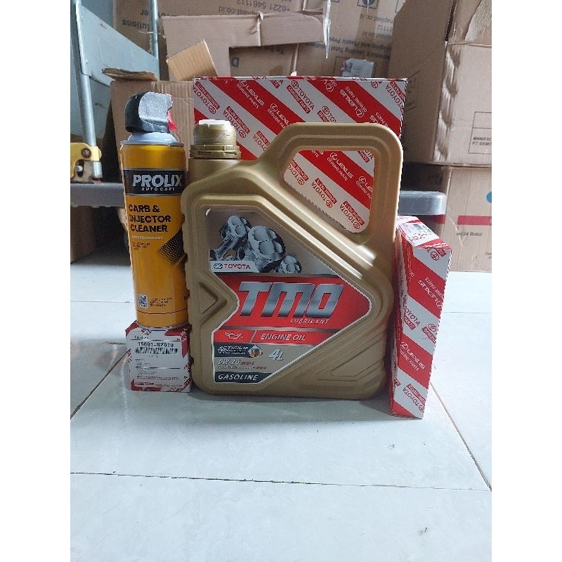 PAKET LENGKAP AVANZA XENIA OLI TMO SAE 0W20 API SN ORIGINAL DIJAMIN...
