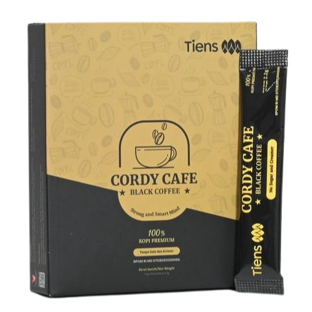 

[ECER 1 SACHET] TIENS CORDY CAFE BLACK COFFE ORIGINAL HALAL