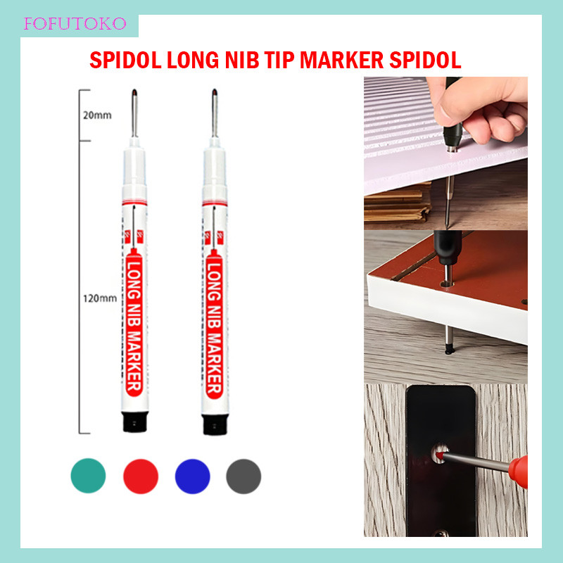 

Spidol Long Nib Tip Marker Spidol /Spidol Pertukangan Kepala Panjang / Multiguna Spidol Kepala Panjang