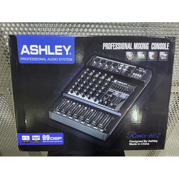 Mixer 6 Channel Ashley Remix 602 REMIX-602 Baru Original