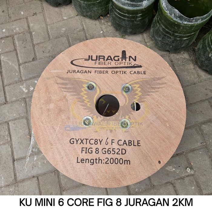 Kabel Udara KU Mini 6 Core Fig 8 Juragan 2KM KU mini 6c fig8 JFO