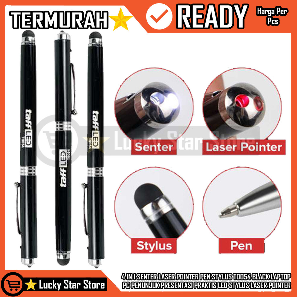 

Pen Stylus Penunjuk Presentasi Objek Pena Pointer T0054 Black Hitam Led Menerangin Pulpen 4 In Senter Laser Area Gelap Menulis Panjang 14 Cm Multifungsi Praktis Menggambar Mengoperasikan Perangkat Touchscreen