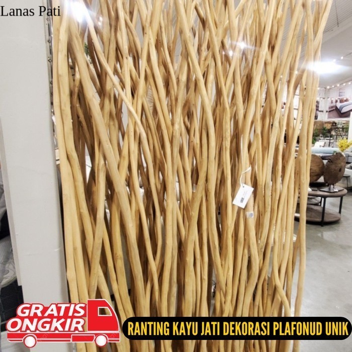 

Ranting Kayu Jati Bahan Atap Gazebo Kafe dan Resto Grosir Ranting Kayu Jati Kering 200 CM Bahan Atap Dekoratif Ranting Kayu Bahan Plafon Dekorasi Atap Bahan Ranting Kayu Jati Dekorasi Atap Rumah Cafe Resto XD7