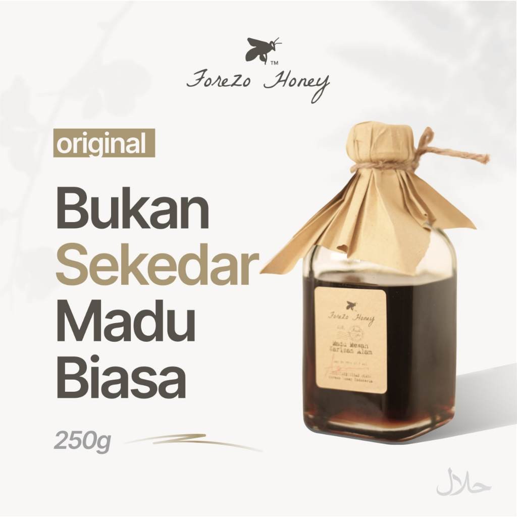 

FOREZO HONEY Madu Lebah Klanceng Trigona Asli Original 100% Pure Raw Honey