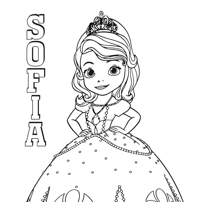 

10 LEMBAR kertas mewarnai, GAMBAR MEWARNAI tema PRINCESS SOFIA