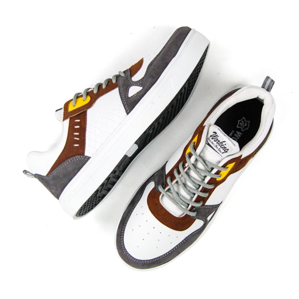 Working Sneakers For You Sepatu Pria Code T - 22 Fashion Trendy Size 39 - 43 Sepatu Olahraga Kasual