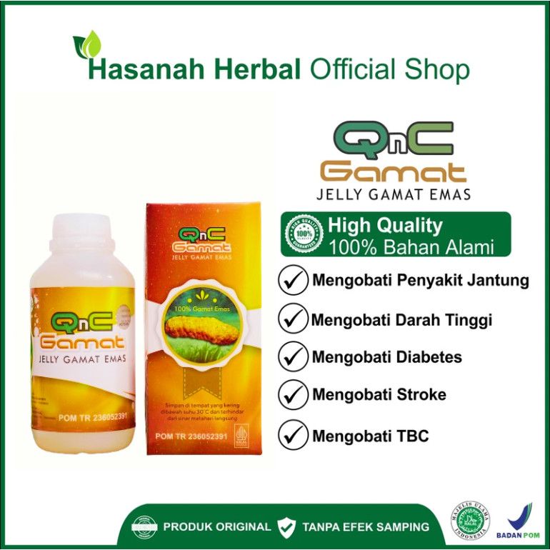 

Obat Herbal Khusus Darah Tinggi Stroke Jantung Diabetes TBC QnC Jelly Gamat Alami