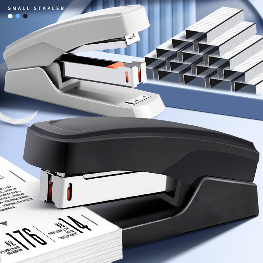 

Use 24/6 Staples Stapler Color Mini Portable Stapling Machine Large Size Effortless Bookbinding Machine Bookbinding Supplies