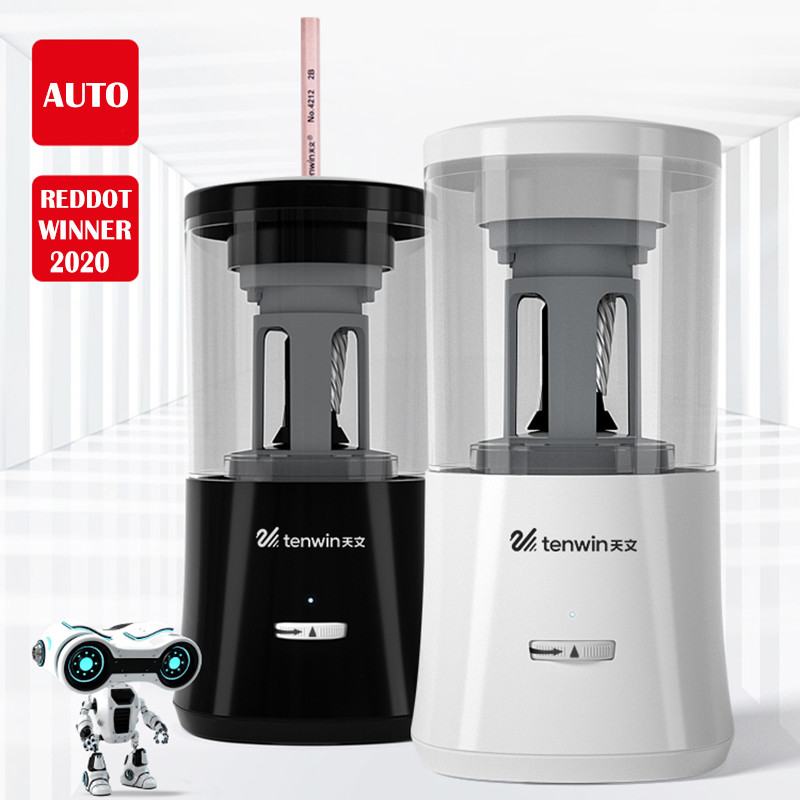 

Tenwin Electric Automatic Pencil Sharpener Heavy Duty USB Mechanical for Kids School Stationery Office and Stationery Home Suppl