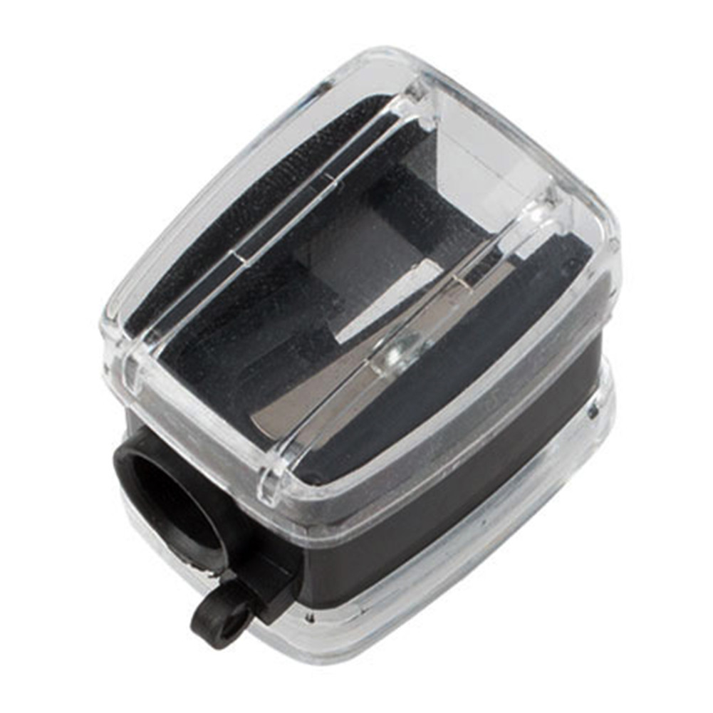 

Portable Makeup Pencil Sharpener Double Single Holes Design with Eyeliner Girls Gift School Supplies Working