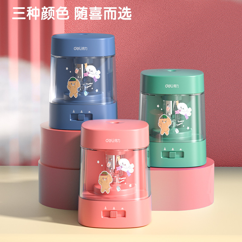 

Deli Electric Automatic Pencil Sharpener 3 Adjustable Models Sharping Pencil Tool For Differnet Pencils Office School Supplies