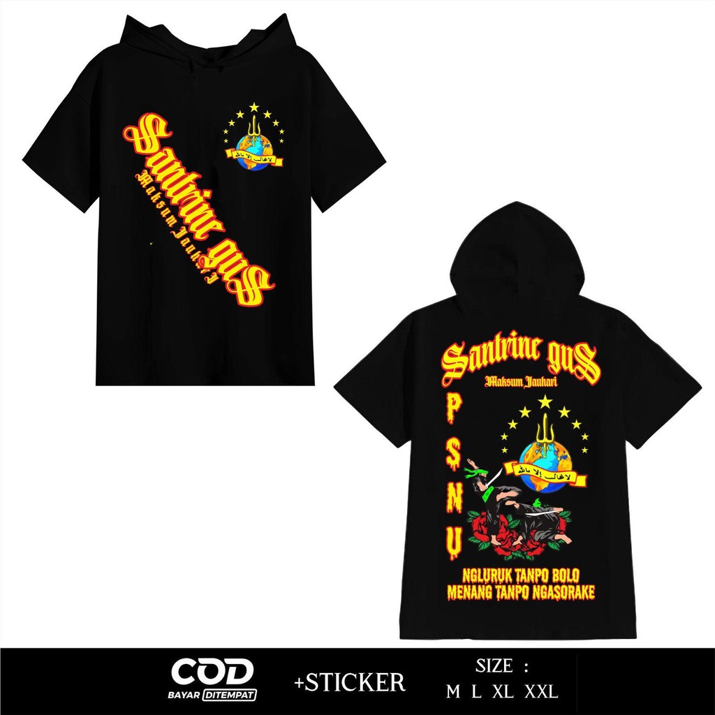 T-shirt Hoodie Pagar Nusa Santrine Gus Maksum Jauhari PSNU DTF Print