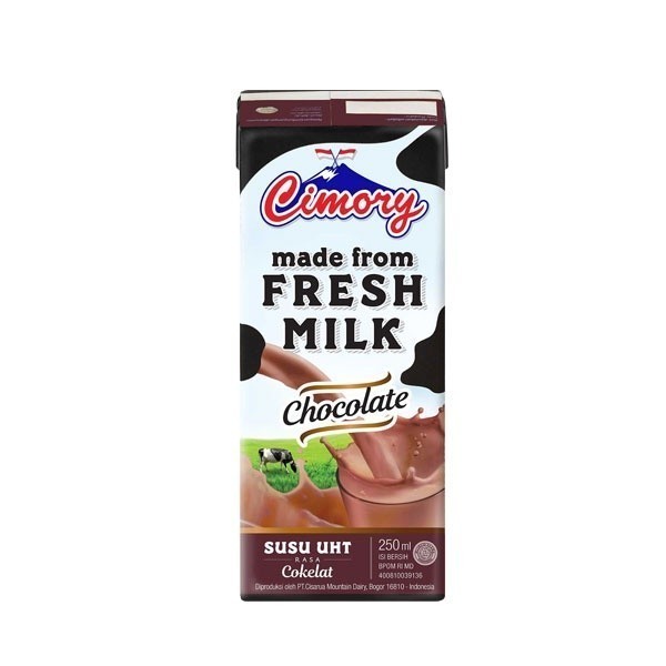 

HPM - CIMORY UHT MILK CHOCOLATE 250 ML - SUSU CBY