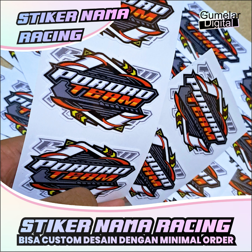 STIKER NAMA RACING NAMA KOMUNITAS STIKER NAMA BENGKEL CUSTOM SUKA SUKA