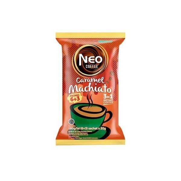

HPM - NEO COFFEE CARAMEL MSCHIATO ISI 6 SACHET X 20 GR - KOPI CBY