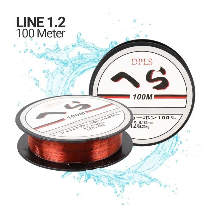 KGRD DPLS Senar Benang Tali Pancing Nylon 100M FJM1G9