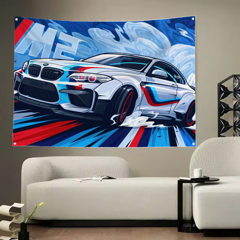 

A-BMW Wall Decoration Workshop Flags for Rooms Outdoor Decor Cute Room Decor Advertising Custom Flag to Hang Home & Garden Flaga
