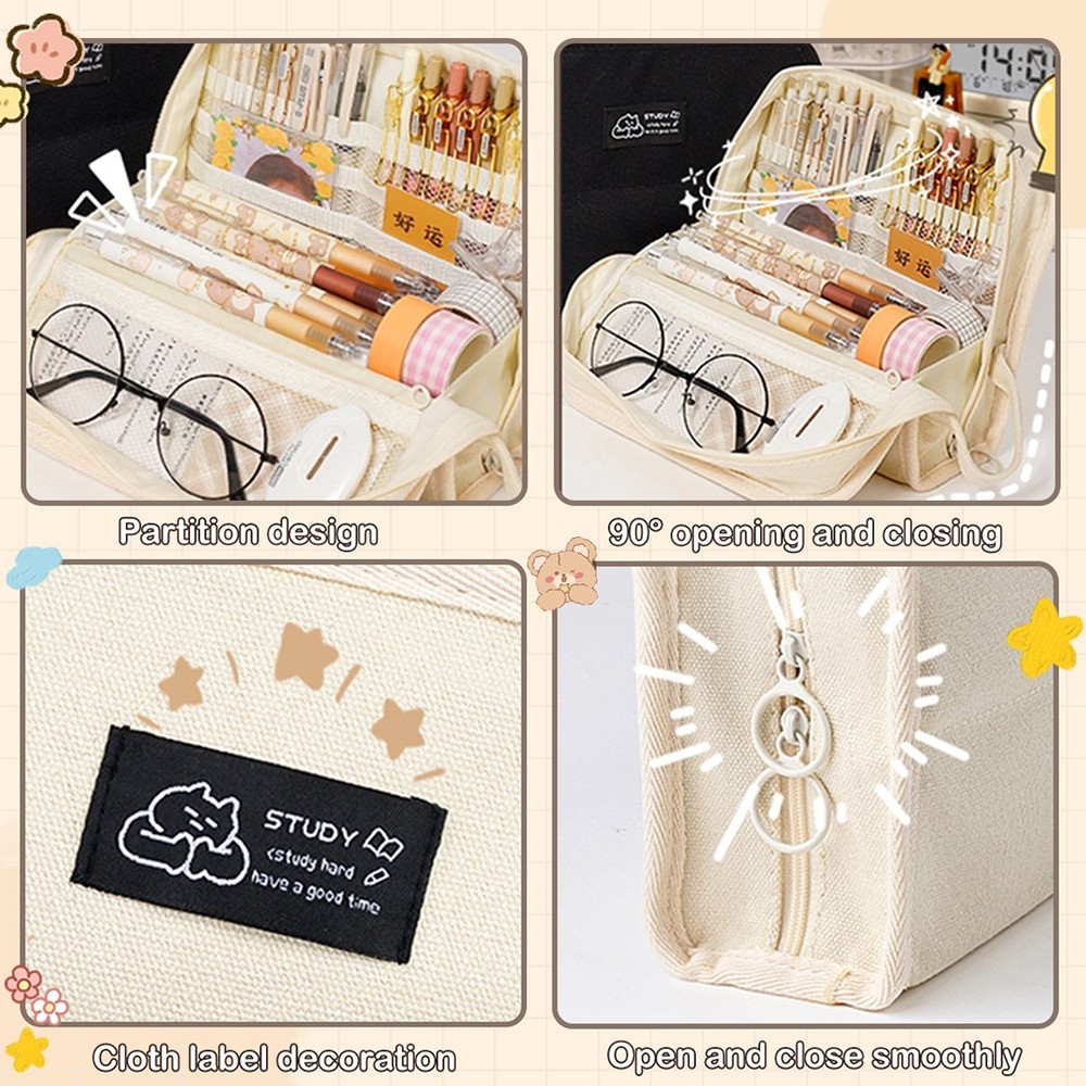 

Jual Produk DotdingKotak Pensil Kanvas Kapasitas Besar Gaya Sederhana Kotak Penyimpanan Alat Tulis