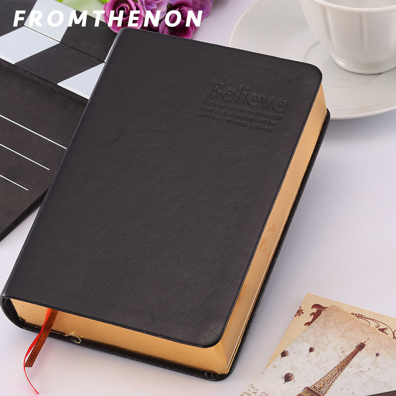 

Fromthenon Retro PU Leather Thickened Travel Notebook Vintage Leather Notebook Journal Planner Stationery Supplies