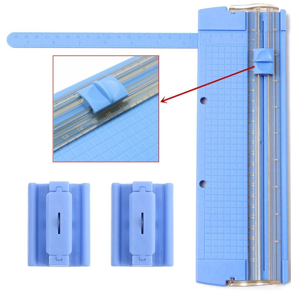 

A4/A5 Paper Cutting Replacement Blades Guillotine Paper Cutter with Pull-out Ruler for Photo Trimmers Scrapbooking Supplies