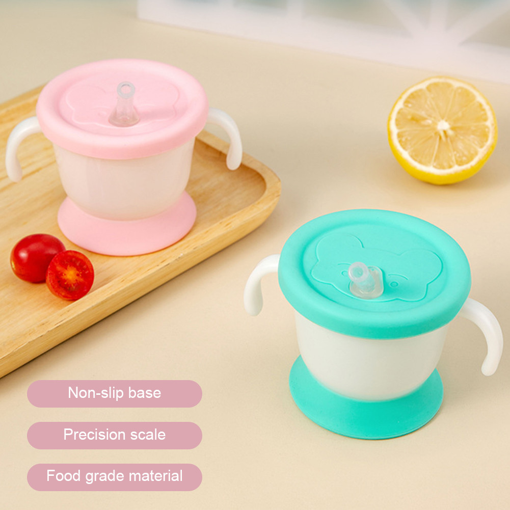 Training Cup Bayi - Straw Training Mug Bayi - Gelas Susu Anak Sedotan Anti Tumpah Anti Pecah - Gelas