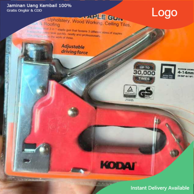 

Staples Tembak KODAI Stepler Gun 4 - 14 mm / Hekter Gun / Staples Sofa / Staples Jok