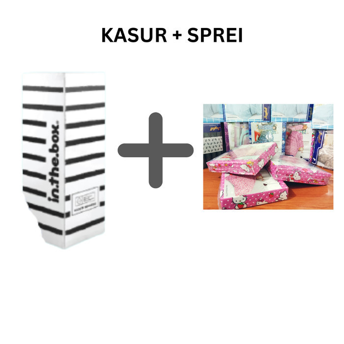 Matras Kasur Inthebox / In The Box Hybrid Memory Foam 180x200 (King) - Kasur + sprei, 180x200cm