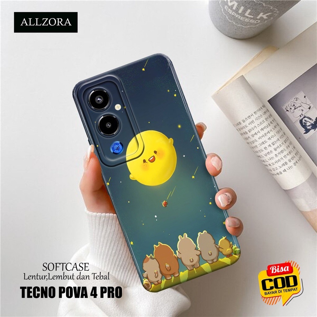Softcase Hp Tecno Pova 4 Pro Terbaru - Casing Hp Tecno Pova 4 Pro Terbaru - Fashion Case KARTUN - Ca