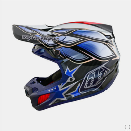 HELM TLD SE5 CARBON HELMET MIPS - WINGS BLACK