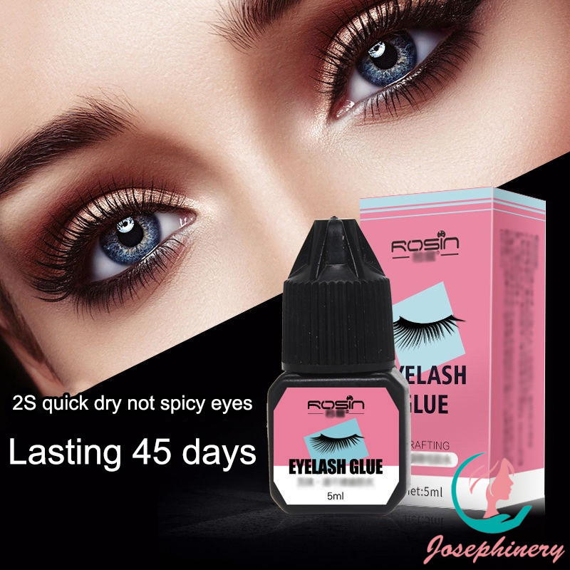 [JO]ROSIN Eyelash Glue Lem Bulu Mata Palsu Cepat Kering Hambar Untuk Pemula-COD