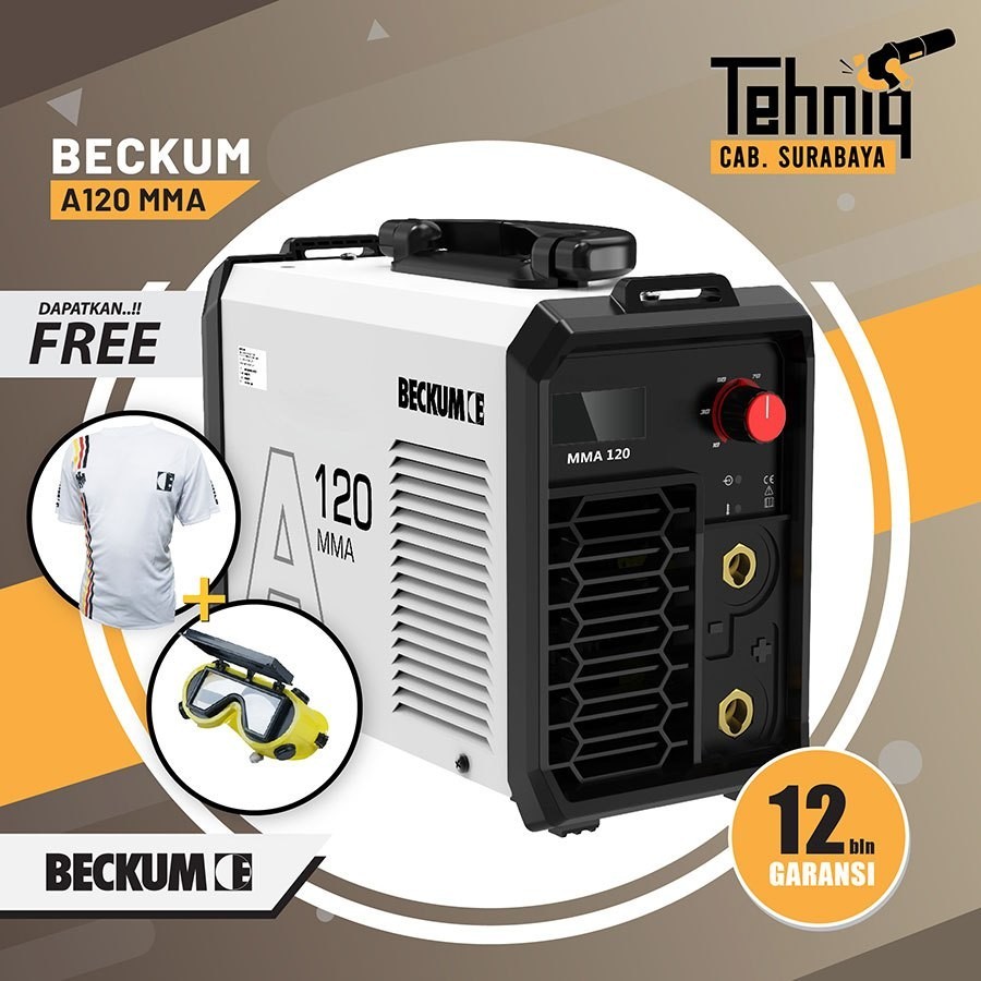 MESIN LAS LISTRIK BECKUM MMA A 120 INVERTER WELDING