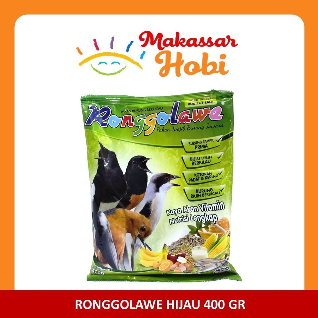 Ronggolawe Seaweed Rumput Laut Pakan Makanan Burung Anis Murai Kacer