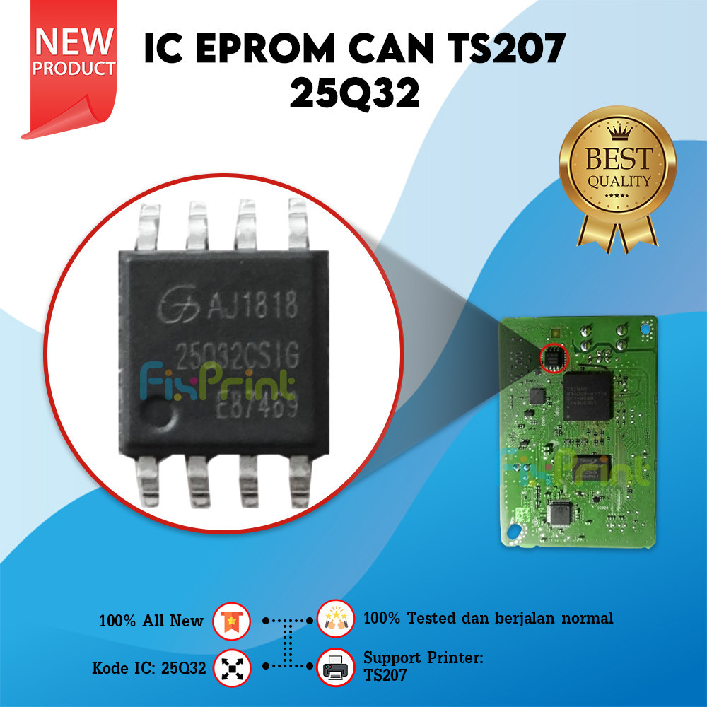 IC Reset TS207 Canon IC Eprom TS-207 IC Eeprom Resetter TS 207