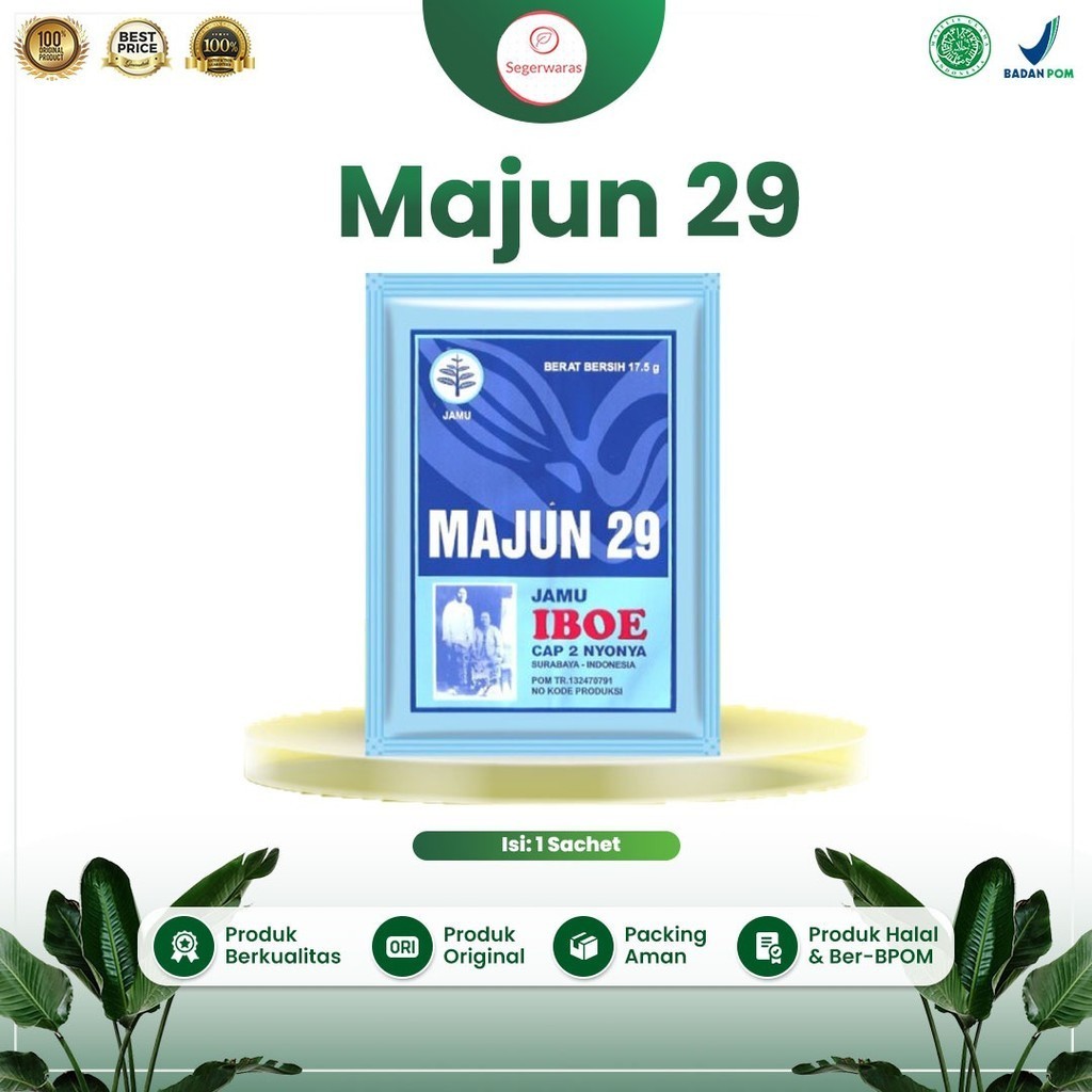 Sachet Jamu stamina Jamu Iboe Majun 29 (1 pcs)