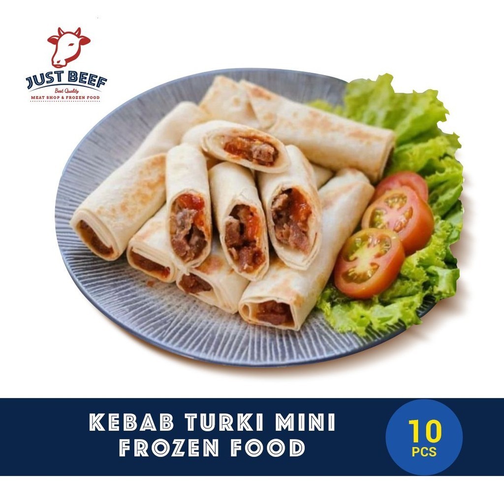 

Kebab Turki Mini Siap Saji Frozen Food - Original Isi 10Pcs
