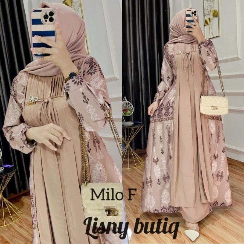 BIG SALE NEW PROMO Gamis Claudia Premium / Gamis Lebaran 2024 Model Terbaru