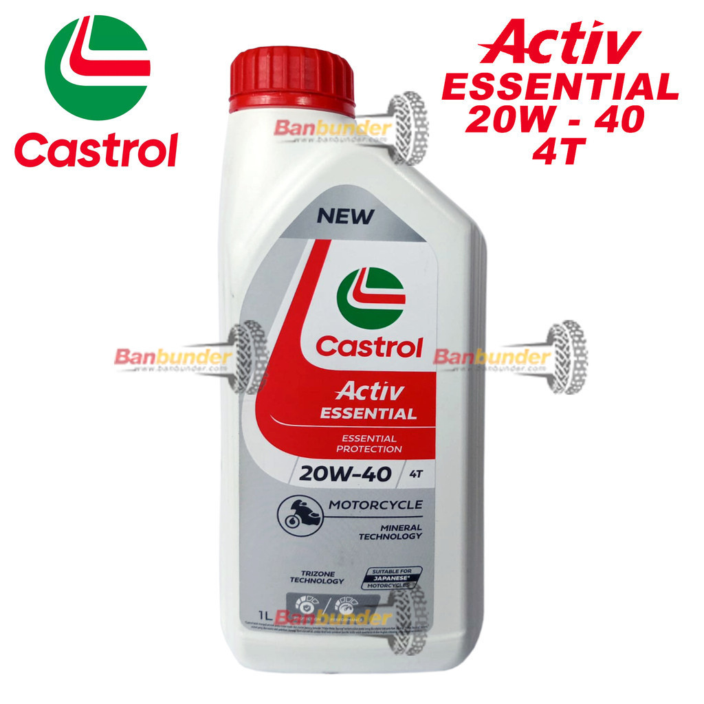 OLI CASTROL ACTIV ESSENTIAL 20W-40 - 1 LITER